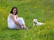 Patty and mum in buttercups